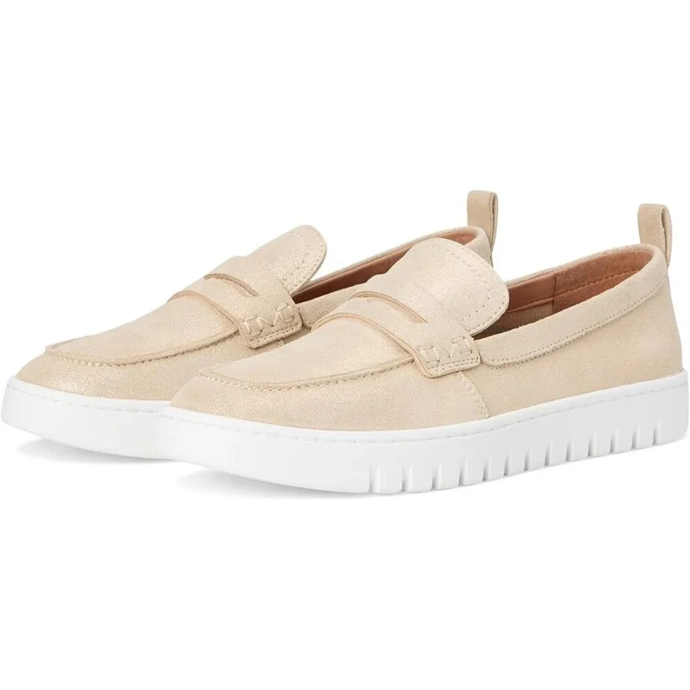Vionic Uptown I6609L4701 Loafer Women's US 5 Beige Leather Casual Shoes HAWK2133